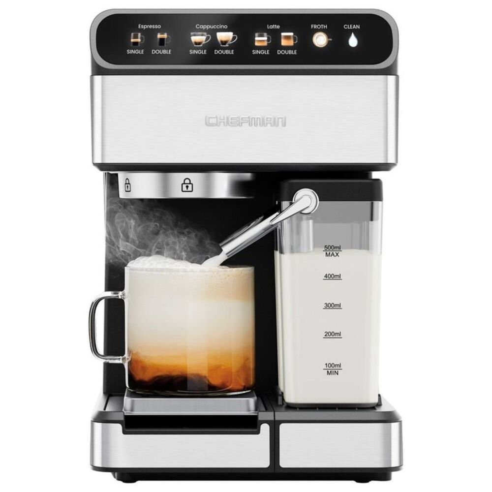 Barista Pro Espresso Maker Stainless Steel - 1350W 1.8L Capacity